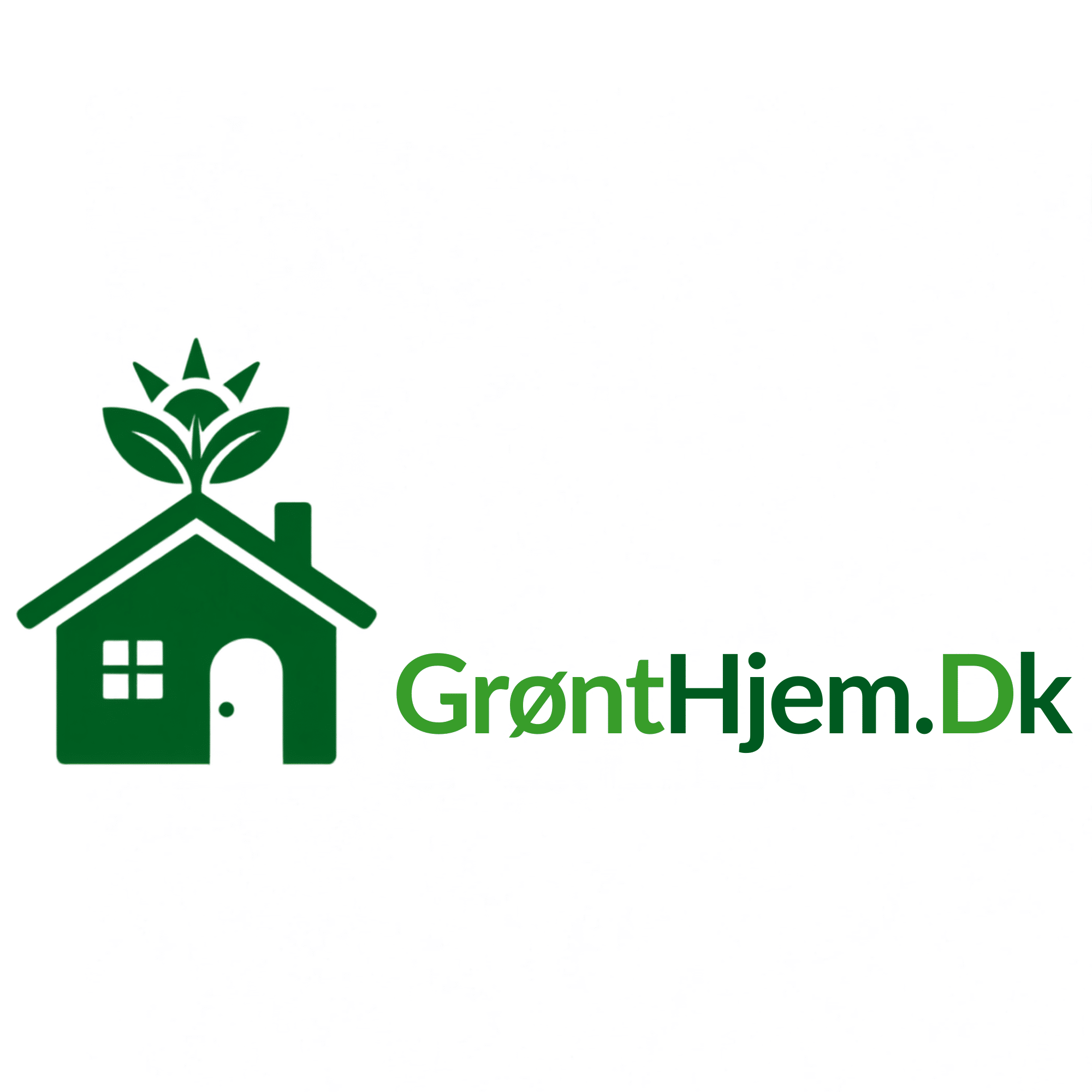 Illustration af et energieffektivt dansk hus